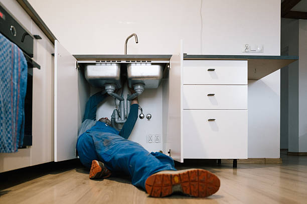 Professional Drain Cleaning technician working in Chatham, VA